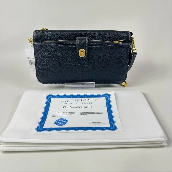 NWT COACH Bella Small Leather Crossbody Bag - Picture 1 of 10